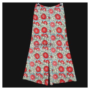 Pantalon d'été évasé personnalisable pour femmes Pantalon palazzo en coton à jambes larges respirant pour le voyage #1 Offre Spéciale - Product Image 6