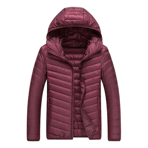 High Quality Mens Plain <b>Quilted</b> Jacket Custom Corporate Gift <b>Winter</b> Coat Bulk Orders Cheap Price Thin Hooded Outerwear Vendor - Product Image 1