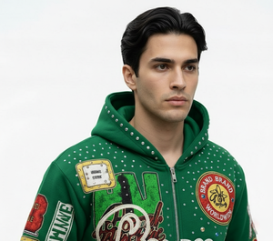 Sudadera con Capucha Personalizada para Hombre, Estilo Vintage, Bordada, Lavada, Decolorada por el Sol, Talla Grande, 100% Algodón Orgánico, Servicio OEM - Product Image 2