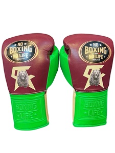 Guantes de Boxeo Personalizados Canelo No Boxing No Life, de Cuero Vacuno Auténtico, para Entrenamiento de MMA, con Cierre de Cordones, Soporte para Muñeca, Ligeros, Unisex - Product Image 1