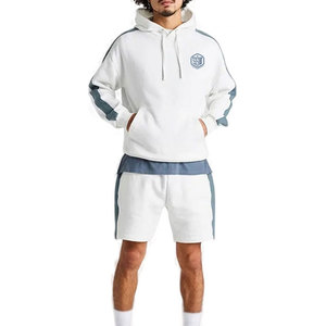Conjunto de Sudadera con Capucha y Pantalones Cortos para Hombre, Diseño Personalizado, Ligero y Transpirable, Conjunto de Dos Piezas - Product Image 1