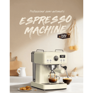 Macchina per Espresso PSH10Plus-WH 20 Bar, Macchina da Caffè Semi-Automatica, Preparazione a Freddo/Caldo 95°C, Vapore 135°C, Caffè Macinato 58mm - Product Image 2