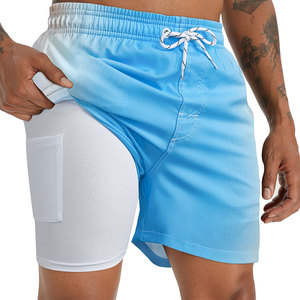 <b>Men</b> Swim Shorts Quick Dry Beach <b>Trunks</b> Elastic Waist Drawstring Lightweight Summer Swimming Shorts <b>Men's</b> Shorts - Product Image 1