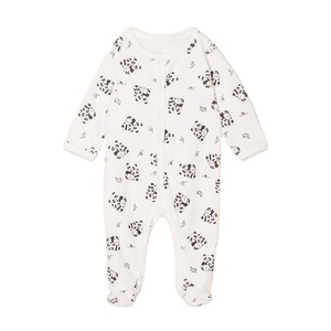 OEM Custom Cotton Baby Bodysuit Romper Set Newborn Infant Long Sleeve Knitted Baby Clothes Bulk Supplier Export Set - Product Image 2