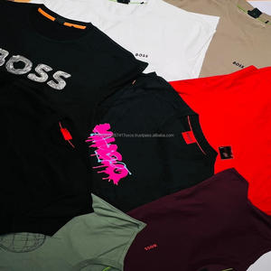 Mens Hot Selling Premium Quality Shorts Sleeve Crew Neck t-shirt Wholesale <b>Apparel</b> <b>Stock</b> Lot Bangladesh Men's Tee in Bulk White - Product Image 2