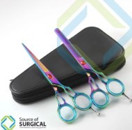 Professional <b>Barber</b> Hair Cutting Set <b>Blade</b> Hair Scissors <b>Barber</b> Scissor Set Haircutting Tools Set for Men and Women - Product Image 3