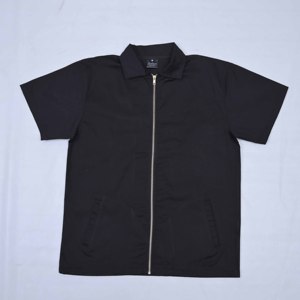 เสื้อยืดคุณภาพพรีเมียมแบบเรียบง่าย คุณภาพสูง พร้อมลายปักด้านหลัง ผู้ผลิตเสื้อยืดแบบสั่งทำ เสื้อซิปสำหรับผู้ชาย - Product Image 5