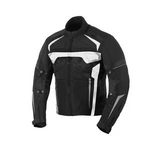 Vêtements de sport de course personnalisés, veste en textile Cordura pour moto avec logo, protection corporelle imperméable pour motard avec armure CE, coupe-vent - Product Image 5