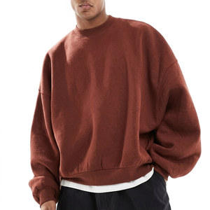 <b>Men</b> <b>Pullover</b> Sweatshirt OEM Service Custom Embroidered Crew Neck Sweatshirt Soft Comfortable Streetwear - Product Image 1