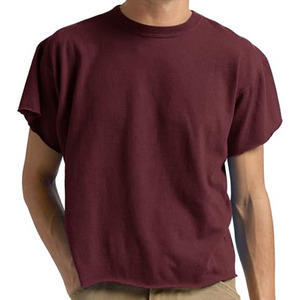T-shirts pour hommes en coton lourd avec logo imprimé personnalisé, de haute qualité, coupe ample et épaules tombantes, style streetwear - Product Image 1