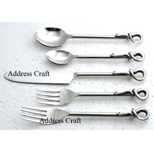 Ensemble de couverts en acier inoxydable de haute qualité, finition miroir, doré, réutilisable, pour les mariages, les événements, la mise en table, fourchettes, couteaux, cuillères - Product Image 4