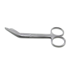 Ciseaux à pansements Lister en acier inoxydable, courbés, médicaux, manuels, réutilisables, de haute qualité, personnalisés pour la chirurgie, les soins infirmiers et les traumatismes. - Product Image 2