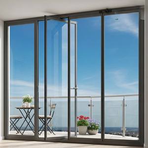 Fenêtres et portes à battants en aluminium à double vitrage insonorisées et étanches, isolation thermique, usage intérieur, hôtel, villa - Product Image 5