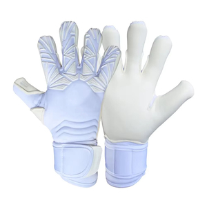 Gants de gardien de but personnalisés, légers, en latex, à séchage rapide, respirants, imperméables, extensibles, antidérapants, avec sangle de poignet réglable et lacets - Product Image 3