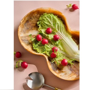 Handmade Floral <b>Resin</b> Bowl Round <b>Epoxy</b> Decorative Serving Dish for Fruits Salad Elegant Kitchen <b>Table</b> Home Decor - Product Image 6