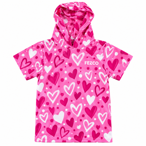 Sudadera con capucha de béisbol de manga corta con botones completos, con estampado de arcoíris por sublimación, color degradado sólido, para jóvenes, al por mayor - Product Image 2
