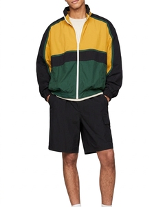 Conjunto cortavientos deportivo de algodón grueso, informal, transpirable, con capucha, para hombre y mujer, con logotipo personalizado. - Product Image 2