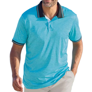 Camisetas polo de algodón para hombre, manga corta, tela transpirable, para ropa promocional corporativa, cadena de suministro. - Product Image 6