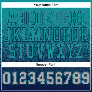 Sudadera con Capucha Deportiva Personalizada en Degradado de Gris Aqua y Azul Marino, Sudadera con Capucha Sublimada para Entrenamiento Atlético - Product Image 3