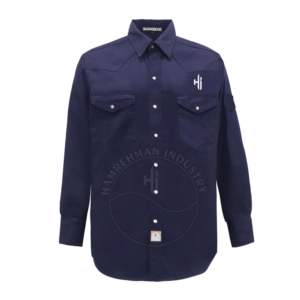 Safety Workwear Men's <b>Flame</b> <b>Flame</b> Retardant <b>Shirt</b> Short Customized Factory Supply Fire Retardant FRC FR Welding <b>Flame</b> - Product Image 4