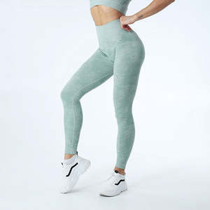 Leggings sans couture taille haute pour femme, effet ventre plat, pour le sport, le fitness, le yoga, la course et les loisirs, style Shark - Product Image 3