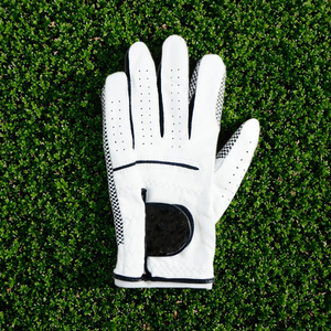 Guante de golf Vantrex Industries, cuero Cabretta blanco, mano izquierda, antideslizante, transpirable, cierre a presión, deportivo para mujer - Product Image 6