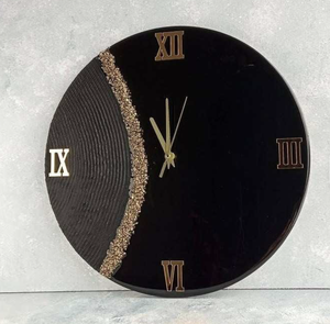 Resin Wall Clock with Unique Artistic Handmade Religious Design Eco-Friendly Customizable High Quality Home Decor - Product Image 5