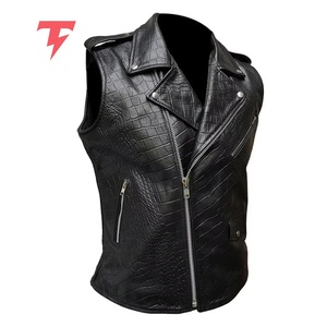 Factory Price <b>Men's</b> Winter Warm Reversible Heated Breathable Waterproof Windproof <b>Leather</b> <b>Vest</b> 100% Polyester Soft Shell - Product Image 6