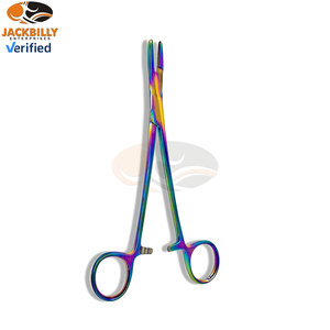 ที่จับเข็มสำหรับจักษุแพทย์แบบพรีเมียม พร้อมเคลือบไทเทเนียมสีรุ้งหลากสี และกรรไกรห้ามเลือดในตัว - Product Image 2