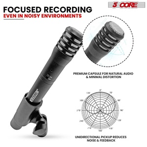 Micrófono de Instrumento Profesional de 5 Núcleos, Micrófono de Condensador Tipo Lápiz Cardioide XLR - Product Image 5