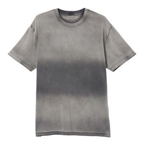 Camiseta Oversize de Algodón Grueso Estilo Vintage para Hombre, Lavado Ácido, Diseño Liso, Jersey Personalizado con Estampado Frontal Transpirable - Product Image 1