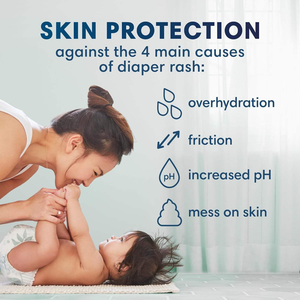 แพมเพิส เพียว โพรเทคชั่น ผ้าอ้อมเด็ก ไซส์ 5 (มากกว่า 27 ปอนด์ขึ้นไป) 132 ชิ้น ป้องกันการรั่วซึมได้ถึง 100% ปกป้องผิวด้วยสารสกัดจากพืชระดับพรีเมียม - Product Image 3