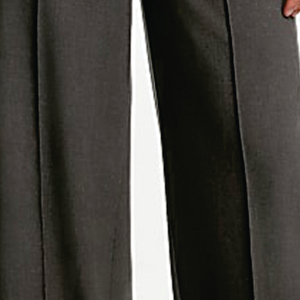 Pantalon large noir pour femme, taille haute, fermeture élastique, plissé devant, coupe ample, longueur intégrale, couleur unie, style décontracté, pour l'automne - Product Image 3