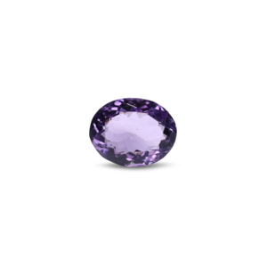 Loose Oval Cut Amethyst Gemstone 6 Carat for Fine Jewelry - Product Image 1