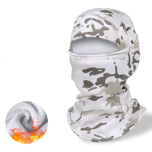 Pasamontañas Táctico de Invierno Aqdas Industries, Máscara Facial Completa con Forro Térmico de Felpa, Capucha para Exteriores, Unisex, Adulto, 48-50cm - Product Image 1