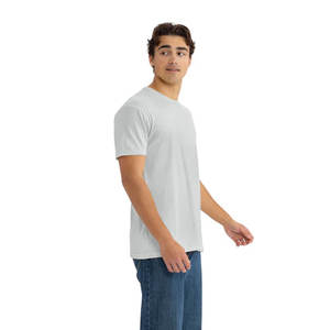 Camiseta CVC para Hombre 6210, Color Arena, 60/40 Algodón Peinado y Hilado en Anillo/Poliéster, 32 Hilos, OEM, Transpirable, Ligera y Cómoda - Product Image 3