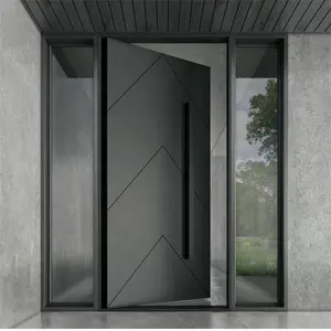 Puerta principal de acero inoxidable para seguridad residencial, puerta delantera de lujo para Exterior, para el hogar, venta al por mayor, bajo precio