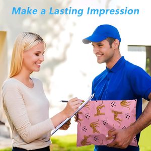 Sacs d'expédition en polyéthylène, imperméables et résistants aux déchirures, avec fermeture autocollante, emballage imprimé animal - Product Image 4