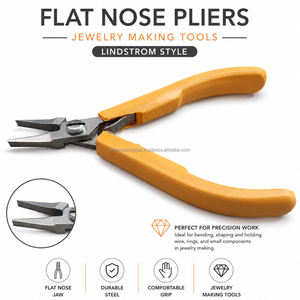 Best Quality Flat Nose Pliers for Jewelry Making Lindstrom Style Precision <b>Wire</b> Work Pliers Wholesale Manufacturer - Product Image 1