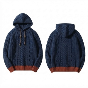 Sweat à capuche tactique camouflage imprimé 100 % coton personnalisé pour homme, coupe oversize, coupe-vent, lourd et luxueux pour l'hiver - Product Image 1