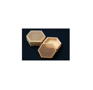 Quemador de incienso Bakhoor de madera hecho a mano con taza de latón para quemar incienso Oud y Bakhoor en el hogar y la mezquita. - Product Image 3