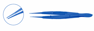 Pinzas de Sutura Castroviejo de Titanio Azul Profesional, Instrumento Quirúrgico Oftálmico de Alta Precisión para Suturas Delicadas - Product Image 2