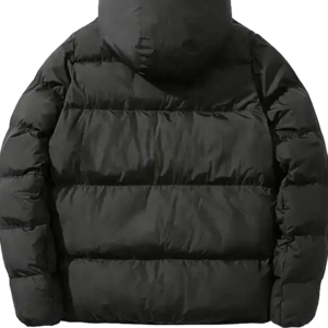 Chaqueta de Invierno para Hombre, Acolchada, con Bloques de Color, Cuello Alto, Cierre de Cremallera, Bolsillos Frontales, Informal, Gruesa, con Relleno de Poliéster, Resistente al Viento - Product Image 6