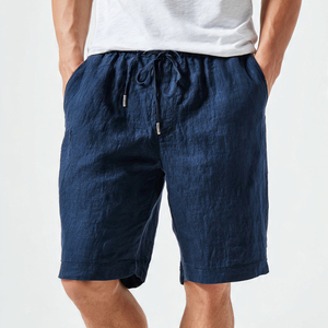Pantalones Cortos de Verano para Hombre, 100% Algodón, Casuales, Ligeros, para Exteriores, con Múltiples Bolsillos, para Playa y Uso Diario - Product Image 2