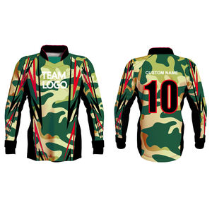 2026 Custom Logo Long Sleeve Paintball Jerseys Customized Sublimated Sports Shirts for Sale - Product Image 2