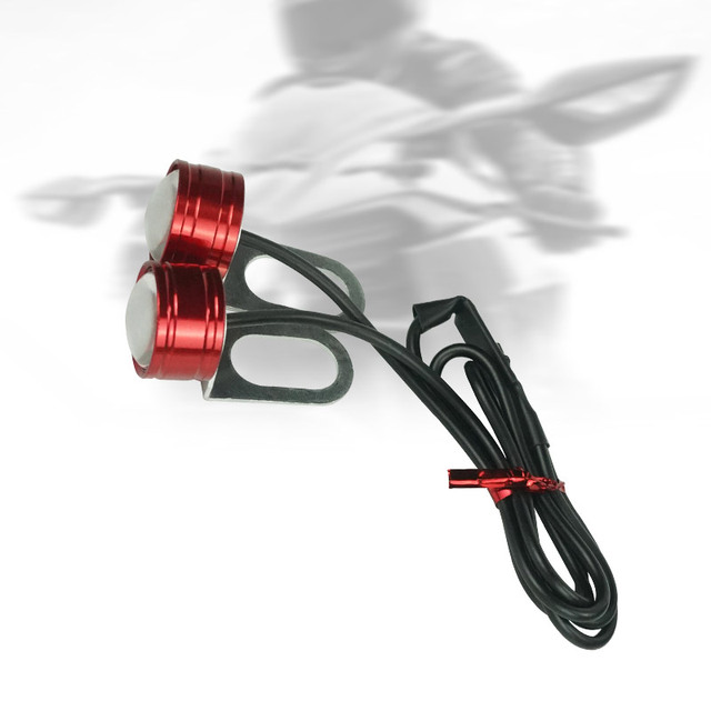 LiuHJG 12V Multi Color Led Tail Light Luces Flash Para Moto Waterproof Motorcycle Front Rear Driving Lamp Led Turn Signal Light