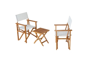 Handcrafted Wooden Director Chair | Portable Foldable Canvas <b>Seat</b> for Outdoor Dining & Resorts | Made in Vietnam - Product Image 6