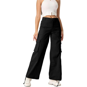 Pantalones Cargo de Algodón para Mujer, Nuevo Diseño, Pantalones Deportivos para Correr, Fitness, Pantalones Casuales con Bolsillos, Ligeros - Product Image 3