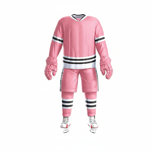 Uniforme de hockey sur glace brodé sur mesure de qualité supérieure / Uniforme de hockey sur glace personnalisé, nouveau design, prix abordable, sublimation - Product Image 4