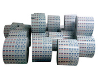 Offre spéciale Emballage de lingettes humides composites à impression personnalisée Rouleaux de papier film laminé en feuille d'aluminium
